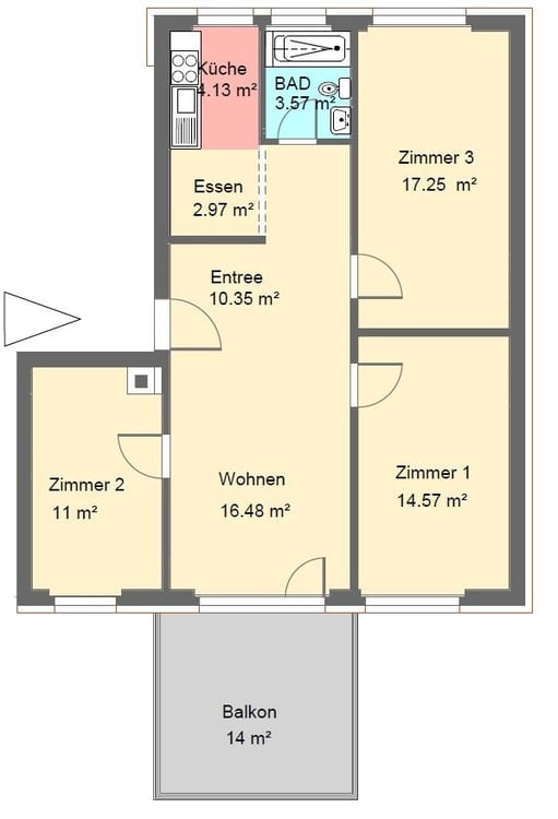 Grosszügige, helle Wohnung inkl. Wintergarten 8