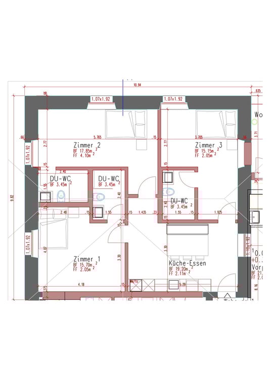 Helle, gepflegte Zimmer in ruhiger Liegenschaft 4
