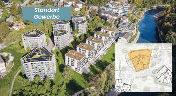 Willkommen im Aarerain  dem Plusenergie-Quartier in Worblaufen bei Bern 2