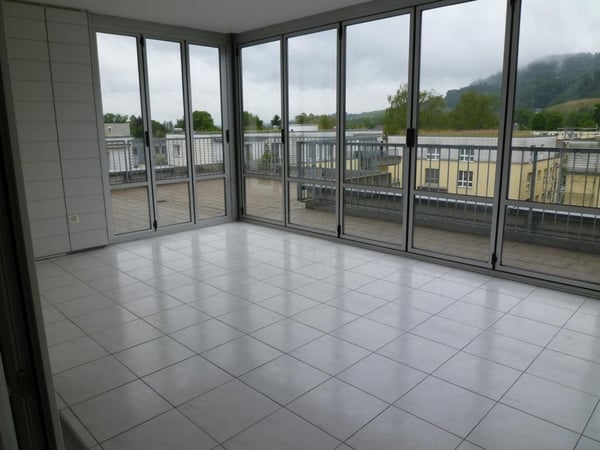 Moderne 5.5 Zimmer Attika-Wohnung mit verglastem Balkon & Terrasse 5