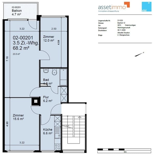 3.5-ZW im 2. OG mit 68 m² 12