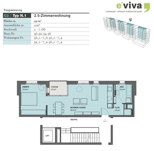 2 ½ Zimmer-Wohnung in Basel mieten 8