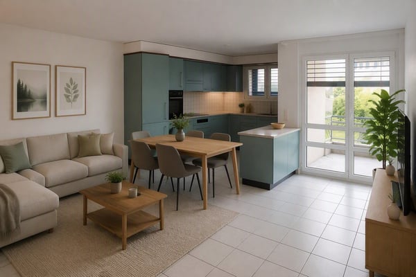 Charmant appartement de 4.5 pièces au rez avec terrasse 2