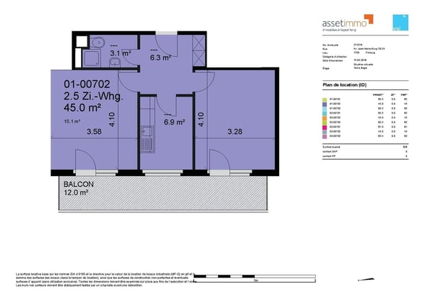 Charmant appartement de 2.5 pièces au 8ème étage 12
