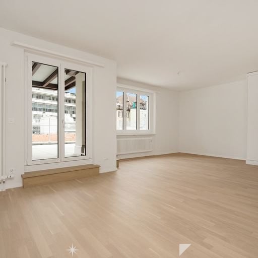 Sanierte 4.5-ZW mit Balkon und Terrasse im Zentrum von Biel 2