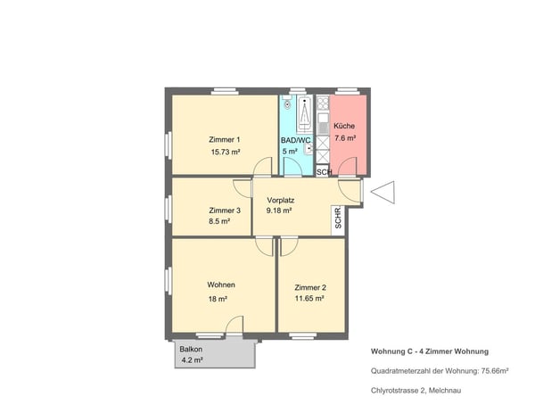 Naturnahe und helle 2 Zimmerwohnung in Melchnau 9