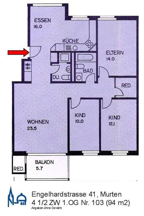 Attraktive 4.5 Zimmer-Wohnung im grünen Engelhardquartier 12