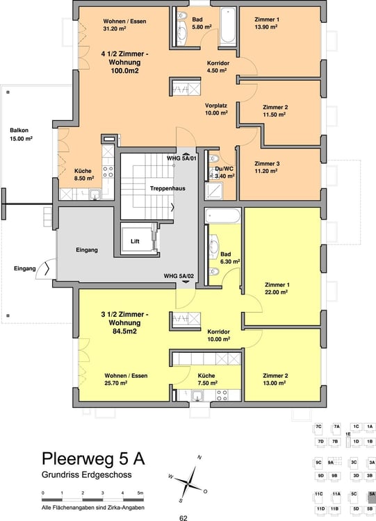 Attraktive 3.5 Zimmer-Wohnung im Pleerweg-Quartier 10