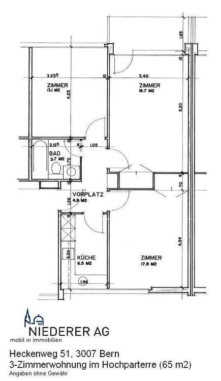 3-Zimmerwohnung in Stadtnähe 6