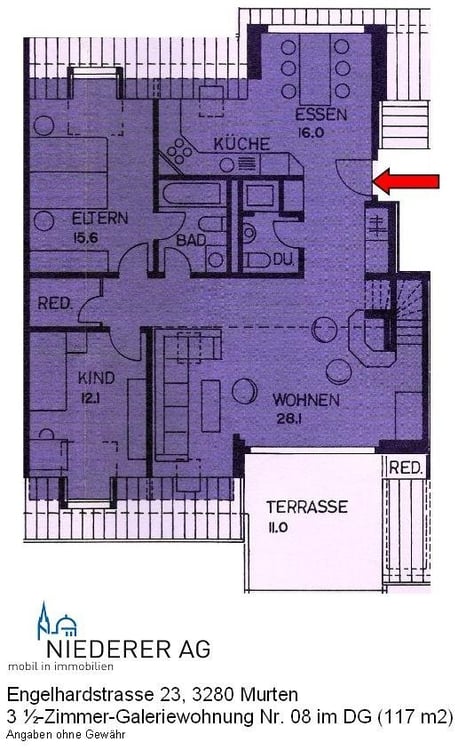 Attraktive 3.5 Zimmer-Wohnung im grünen Engelhardquartier 12