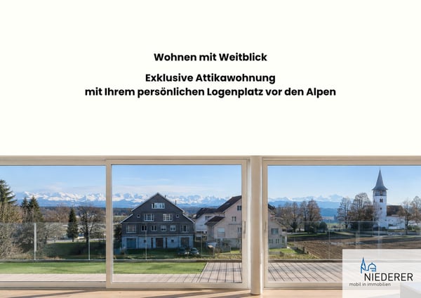 Ihr Logenplatz vor den Alpen