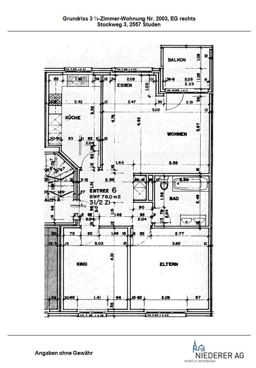 Idyllisch gelegene 3½-Zimmer-Wohnung mit Gartensitzplatz 8