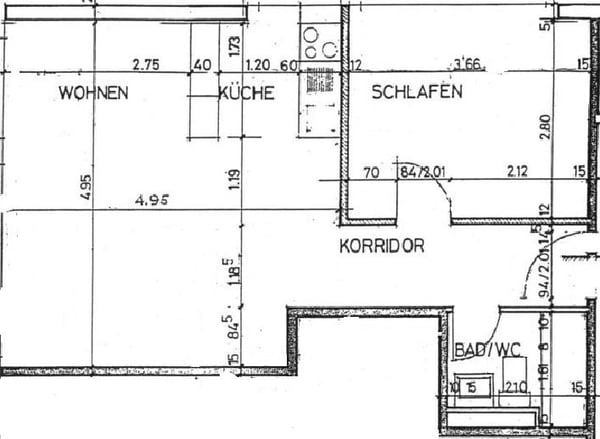 1-Zimmerwohnung im Länggass-Quartier 6