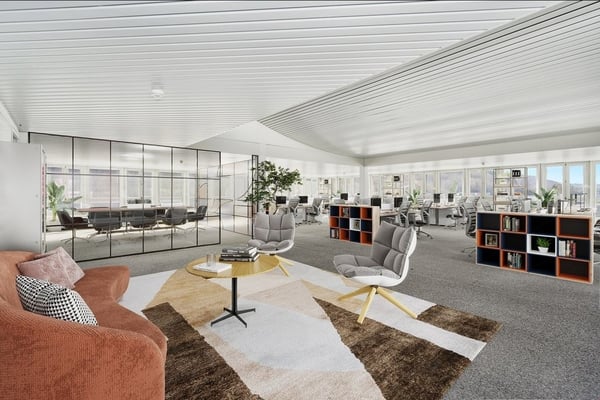 Freie Gewerbefläche von total 4'376 m2 3