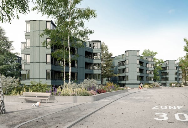Moderne 1.5-Zimmer-Neubauwohnung mit Balkon in Zürich-Witikon 1