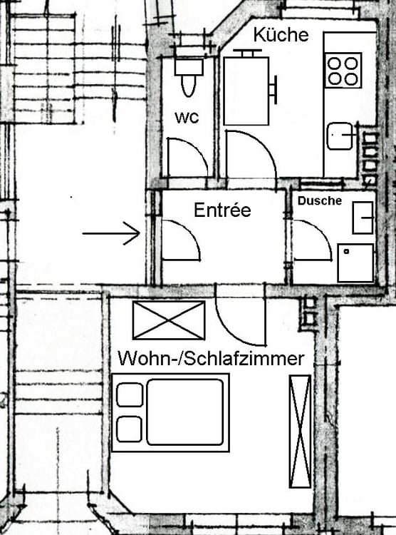 ruhiges Apartment (möbliert) mitten im Trendquartier Zürich-Wiedikon 7