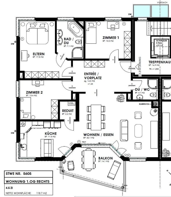 Exklusive 4.5-Zimmerwohnung, 1. OG in Dürnten 10