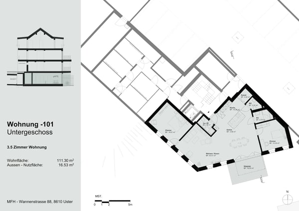 Erstvermietung in Uster - grosszügige 3½-Zimmerwohnungen an attraktiver Lage 11