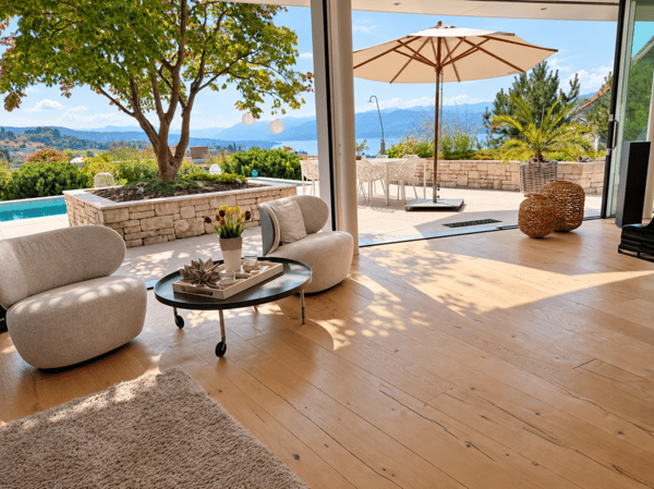 Befristete Vermietung: Exklusives 7.5-Zimmer-Architektenhaus mit Seesicht, Pool und Dachterrasse 10
