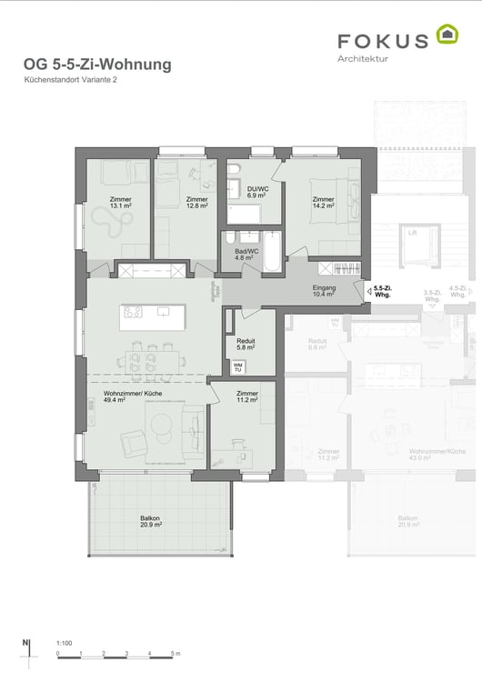 Moderne 5.5-Zimmer-Neubauwohnungen in Hombrechtikon 11