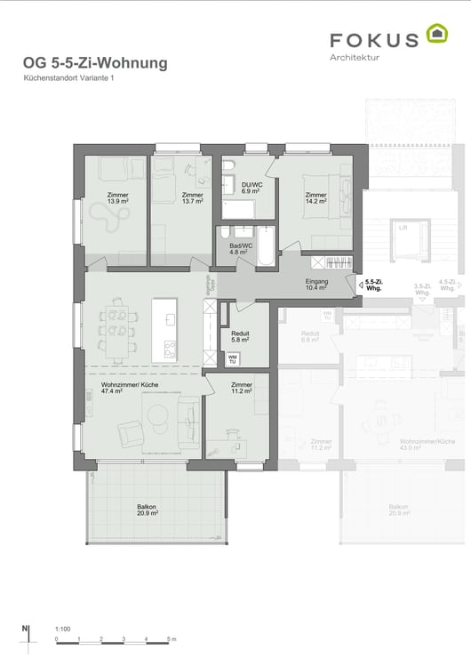 Moderne 5.5-Zimmer-Neubauwohnungen in Hombrechtikon 10