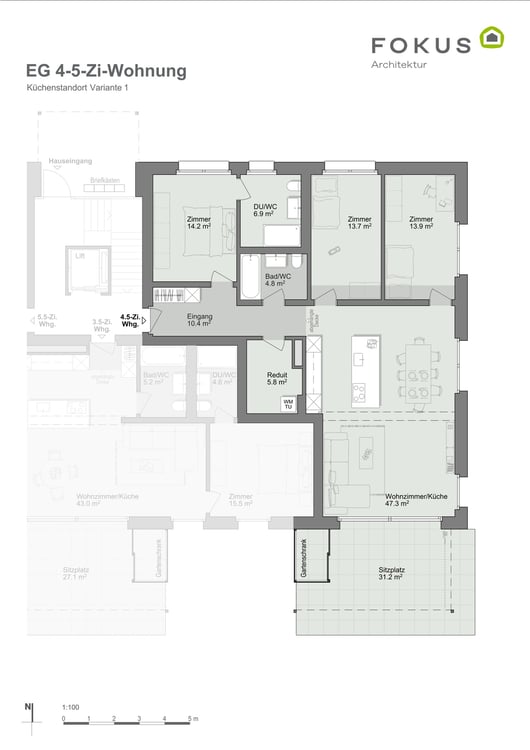 Moderne 4.5-Zimmer-Neubauwohnungen EG in Hombrechtikon 10