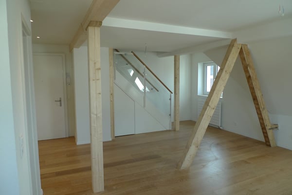 Helle Dachmaisonette mit Dachterrasse und Alpenblick 10