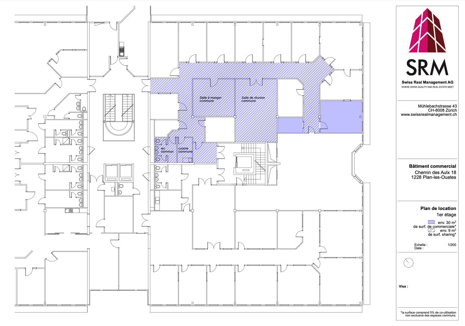 Dining room, kitchen, 2 bedrooms, 2 bathrooms, common areas