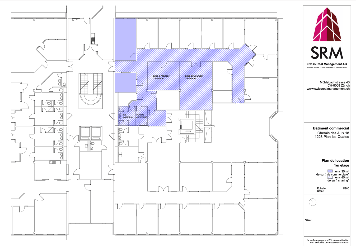 Dining room, kitchen, 2 bedrooms, 2 bathrooms, common areas