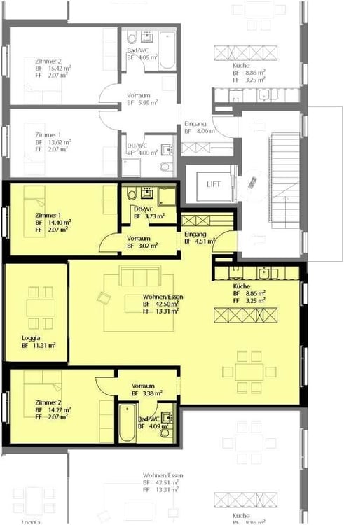 einzigartig, grosszügig, schön, modern - 3.5 ZWG per 01.02.2027 11