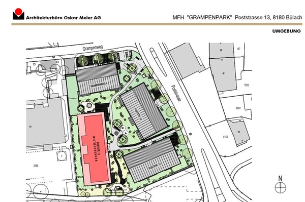 Willkommen im Grampenpark – 1.5 Zimmer-Attikawohnung Nr. 13.15 1