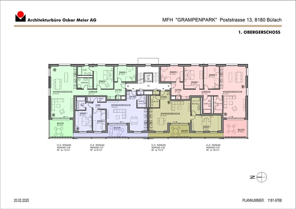 Willkommen im Grampenpark – grosse 1.5 Zimmer-Wohnung Nr. 13.08 4