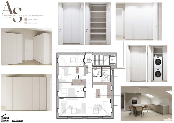 Attico 1.5 locali ammobiliato e climatizzato completamente ristrutturato in prima locazione 3
