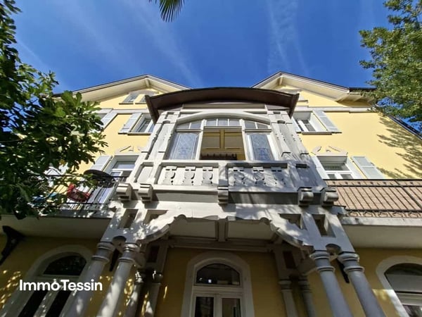 RENDITEOBJEKT: Elegante & sanierte Jugendstilvilla mit 6 Wohnungen und Garten an zentraler top Lage in Muralto 3