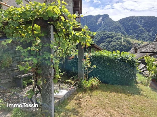 Sehr gemütliches Rustico mit Loggia und Garten an ruhiger und sonniger Bergsichtlage 3