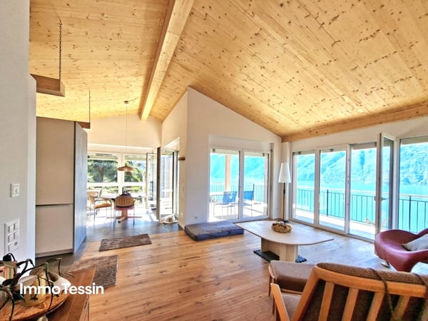 SELTENHEIT: Moderne 5 1/2 Zimmer Villa & Bauland mit einmaliger Seesicht auf den Lago Maggiore so weit das Auge reicht 6