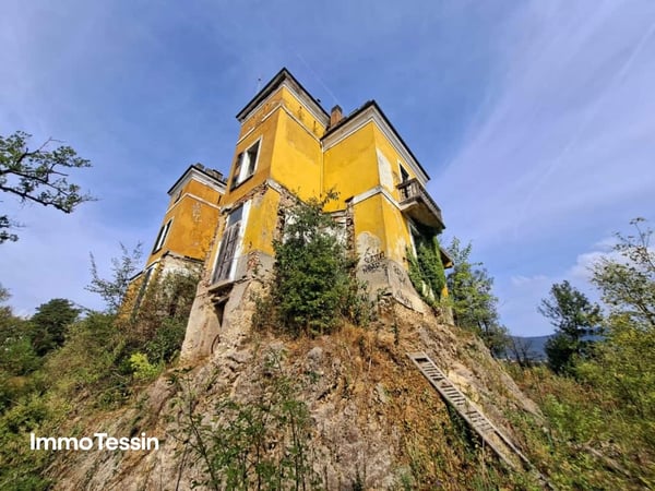 SELTENHEIT: Legendäre Villa Quisisana, das verborgene Schloss über Stabio das Weltgeschichte erzählt 3