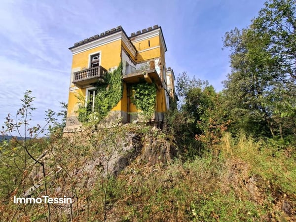SELTENHEIT: Legendäre Villa Quisisana, das verborgene Schloss über Stabio das Weltgeschichte erzählt 1