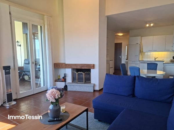 Wunderschöne Wohnung mit fantastischer Seesicht auf den Lago di Lugano und Pool in der Residenza Bellavista Cademario nähe Lugano 8