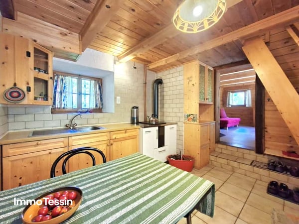 Ein wahres Alpenparadies: Authentisches und saniertes Rustico & ein unabhängiges Atelier und 3 Parzellen voller Freiheit auf 11000 m2 Grund 10