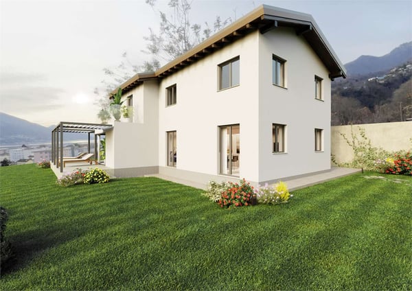 Gordola - Casa unifamiliare allo stato grezzo con splendida vista lago 6