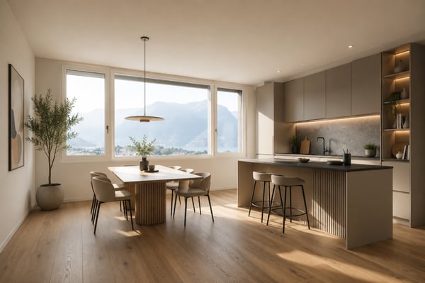 LUGANO - SPAZIOSO ATTICO DI 6.5 LOCALI CON VISTA SULLA CITTA' E SUL LAGO 4