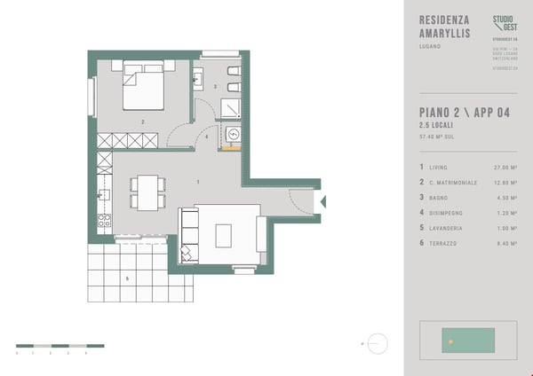 Bellissimo Bilocale arredato - Pigione All inclusive 13