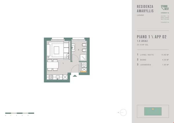 Moderni monolocali arredati All inclusive 14