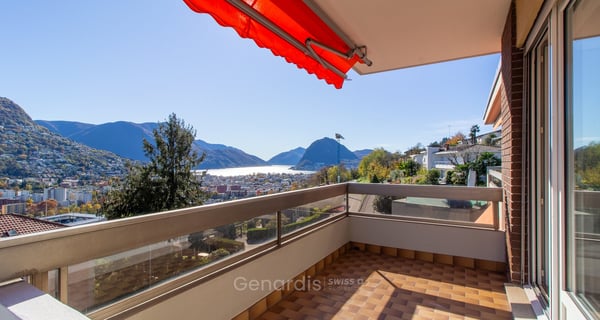 Elegante Attico con Vista Aperta e Piscina Panoramica – Porza (Lugano) 7
