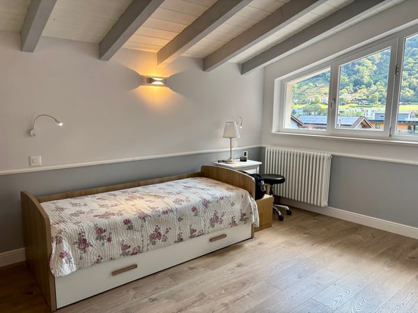 Ferienhaus in Der Nähe von Figino/Lugano / Graziosa casa con terrazzo, doppio box auto + posteggio 7