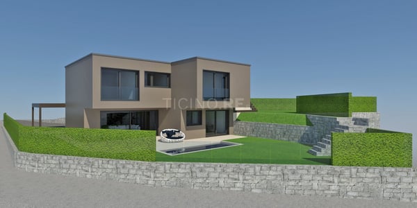 Esclusiva villa moderna da costruire a Dino – progetto approvato 7