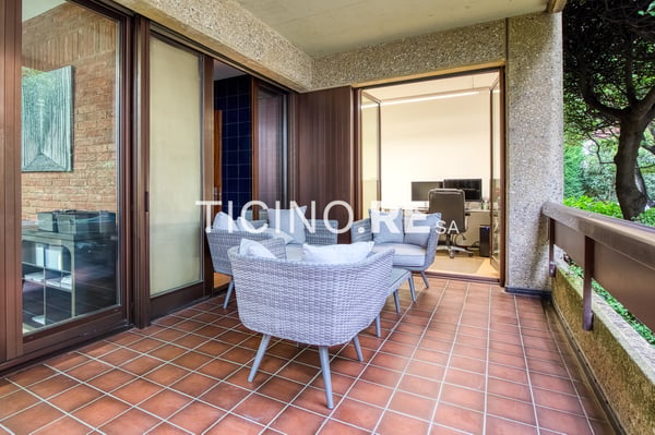 Elegante ufficio in affitto a Lugano – Di fronte al Parco Ciani 12