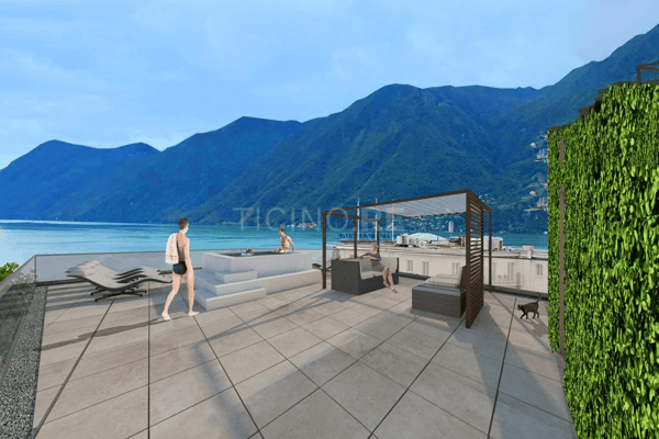 Lugano – esclusivo 3.5 locali con terrazza panoramica rooftop 3