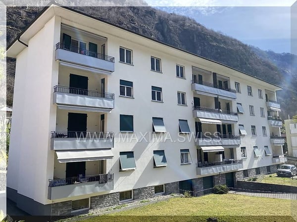 GIORNICO: STRATEGICO E SOLEGGIATO APPARTAMENTO IN TRANQUILLA 6